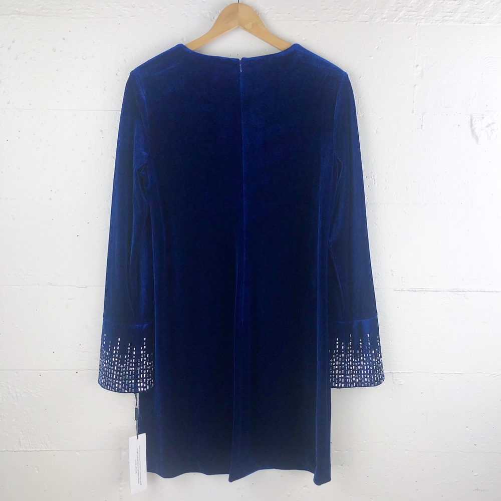 NWT Calvin Klein Velvet Dress - Picture 7 of 8